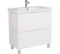Комплект мебели AquaRodos тумба Венеция белая, 80 см с умывальником Сити АР0001370
