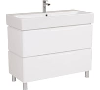 Комплект мебели AquaRodos тумба Венеция белая, 100 см с умывальником Пинто АР0001371