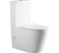 Компакт Alcora Felice 4/6 безободковый с легкосъемным сиденьем, дюропласт, микролифт 1040775