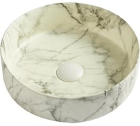 Накладная раковина Azario AZ-3134 матовая, мраморный, размер 355х355х120 мм 00055313