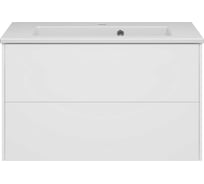 Тумба подвесная Brevita TOY - 80 с 2 ящиками, с раковиной УТ000025661