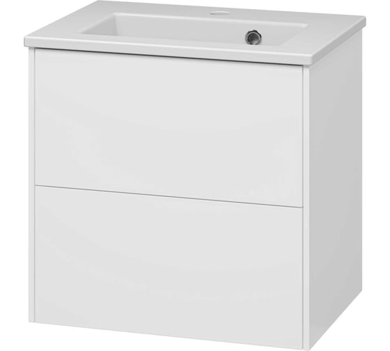 Тумба подвесная Brevita TOY - 50, с 2 ящиками, с раковиной УТ000025658 1