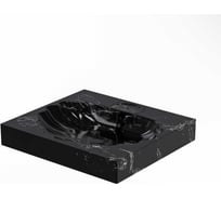 Раковина над стиральной машиной Stella Polar Ариадна 60x55, черный мрамор SP-00001685