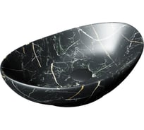 Раковина для ванной накладная Teymi Lori 60 цвет черный мрамор T50499 ЦБ-00270669