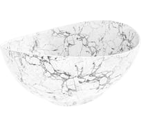 Раковина для ванной накладная Teymi Lori 60 цвет белый мрамор T50498 ЦБ-00270668