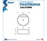 Раковина для ванной круглая накладная Teymi Lina S D40 белая матовая T50191 ЦБ-00270667 7