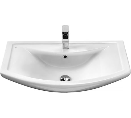 Комплект Sanstar напольная тумба Каскад 80, белая, мебельный умывальник Балтика 80 268.1-1.4.1.К