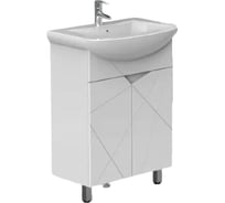 Комплект Sanstar напольная тумба Каскад 60, мебельный умывальник Грация 60 266.1-1.4.1.К