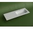 Раковина накладная мебельная Ceramicanova Grace прямоугольная 1210x457x137 с чашей справа и отверстием под смеситель цвет белый CN7021 2