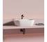 Раковина накладная Ceramicanova Twist овальной формы 500x300x140 белый CN12001 2