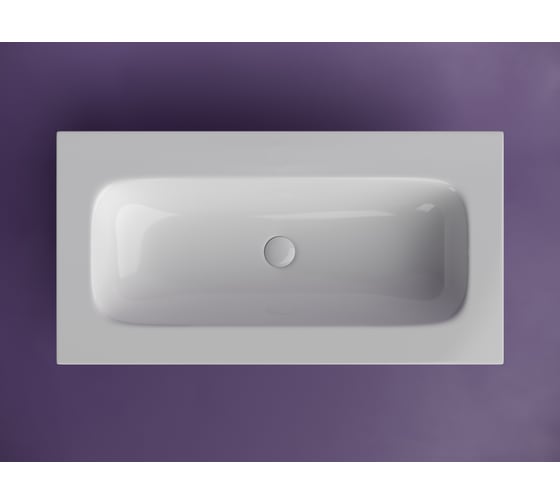 Раковина накладная мебельная Ceramicanova Grace прямоугольная 910x457x137 без отверстия под смеситель цвет белый CN7019wx
