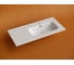 Раковина накладная мебельная Ceramicanova Element чаша справа с отверстием под смеситель 1010x465x180 мм цвет белый CN7003R 3
