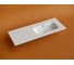 Раковина накладная мебельная Ceramicanova Element чаша справа с отверстием под смеситель 1210x465x180 мм цвет белый CN7006R 3