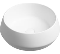 Раковина накладная Ceramicanova Maya круглая 400x400x140 белый матовый CN12004MW