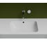 Раковина встраиваемая снизу Ceramicanova 540x360x190 с отверстием слива перелива цвет белый CN7018 3