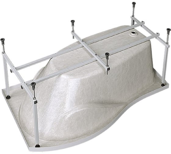 Асимметричная ванна Alex Baitler ORTA L 150x90