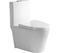 Унитаз моноблок напольный с сиденьем Stella Polar Таррагона KN6224000, белый SP-00001850