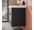 Тумба+раковина Vitra Sento 100см, 2 ящика, LED, матовый антрацит 60838 4