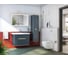 Тумба+раковина Vitra Sento 100см, 2 ящика, LED, матовый антрацит 60838 10