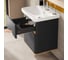 Тумба+раковина Vitra Sento 65см, 2 ящика, LED, матовый антрацит 60834 6