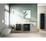 Тумба+раковина Vitra Sento 65см, 2 ящика, LED, матовый антрацит 60834 8