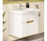 Тумба+раковина Vitra Sento 80см, 2 ящика, LED, матовый белый 60824 3