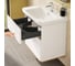 Тумба+раковина Vitra Sento 80см, 2 ящика, LED, матовый белый 60824 8