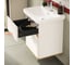Тумба+раковина Vitra Sento 65см, 2 ящика, LED, белый 60822 8
