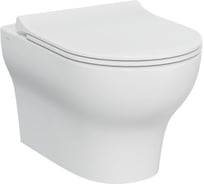 Подвесной безободковый унитаз VITRA Zentrum Round 7786B003-0075