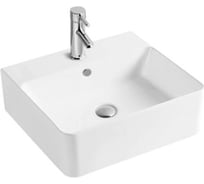 Раковина подвесная HOLLER K-6205 (460*420*155мм), белая (+ крепеж) 328795