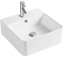 Раковина подвесная HOLLER K-6204 (400*420*155мм), белая (+ крепеж) 328794