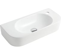 Раковина подвесная HOLLER K-6381 (620*280*130мм), белая (+ крепеж) 328797