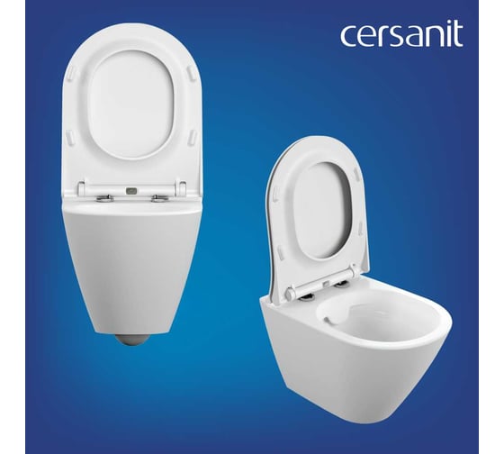 Комплект Cersanit CITY SMART CO DPL EO slim инсталляция LINK PRO кнопка ESTETICA пластик хром глянцевый 68269
