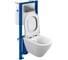 Комплект Cersanit CITY SMART CO DPL EO slim инсталляция LINK PRO кнопка ESTETICA пластик хром глянцевый 68269 2