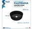 Раковина для ванной Teymi круглая накладная Lina D31 цвет черный матовый T50286 ЦБ-00270882 6