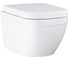 Унитаз Grohe Euro Ceramic подвесной, компактный, с сиденьем с микролифтом, альпин-белый 39693000 1