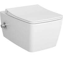 Подвесной безободковый унитаз VITRA Metropole Rim-Ex с функцией биде и встроенным смесителем 7672B003-1684