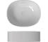 Раковина накладная Scarabeo SKINNY без отв.под смеситель, без перелива, White 5408 3