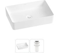 Набор Wellsee 2 в 1 FreeDom 2.0 накладная раковина 50x34 см 20214458R