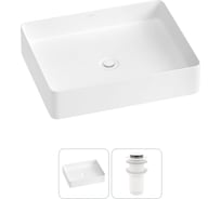 Набор Wellsee 2 в 1 FreeDom 2.0 накладная раковина 51x40 см 20214506R