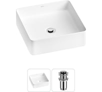 Набор Wellsee 2 в 1 FreeDom 2.0 накладная раковина 30x30 см 20214375R