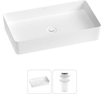 Набор Wellsee 2 в 1 FreeDom 2.0 накладная раковина 60x34 см 20214554R