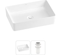 Набор Wellsee 2 в 1 FreeDom 2.0 накладная раковина 50x34 см 20214442R