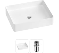 Набор Wellsee 2 в 1 FreeDom 2.0 накладная раковина 51x40 см 20214503R