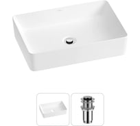 Набор Wellsee 2 в 1 FreeDom 2.0 накладная раковина 50x34 см 20214455R