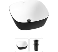 Набор Wellsee 2 в 1 Ground Breaking накладная раковина 40x40 см 20212174R