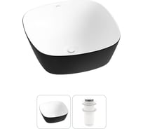 Набор Wellsee 2 в 1 Ground Breaking накладная раковина 40x40 см 20212175R