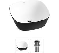 Набор Wellsee 2 в 1 Ground Breaking накладная раковина 40x40 см 20212173R