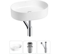 Набор Wellsee 3 в 1 Belle Spa накладная раковина 50x37 см 20212509R