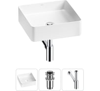 Набор Wellsee 3 в 1 FreeDom 2.0 накладная раковина 36x36 см 20214363R